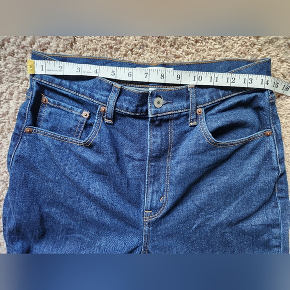 Abercrombie and Fitch Curve Love High Rise Ankle Straight Jeans Size 6/28 - Picture 6 of 9